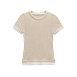 Fitted Crew Neck T-Shirt for Casual Everyday Style