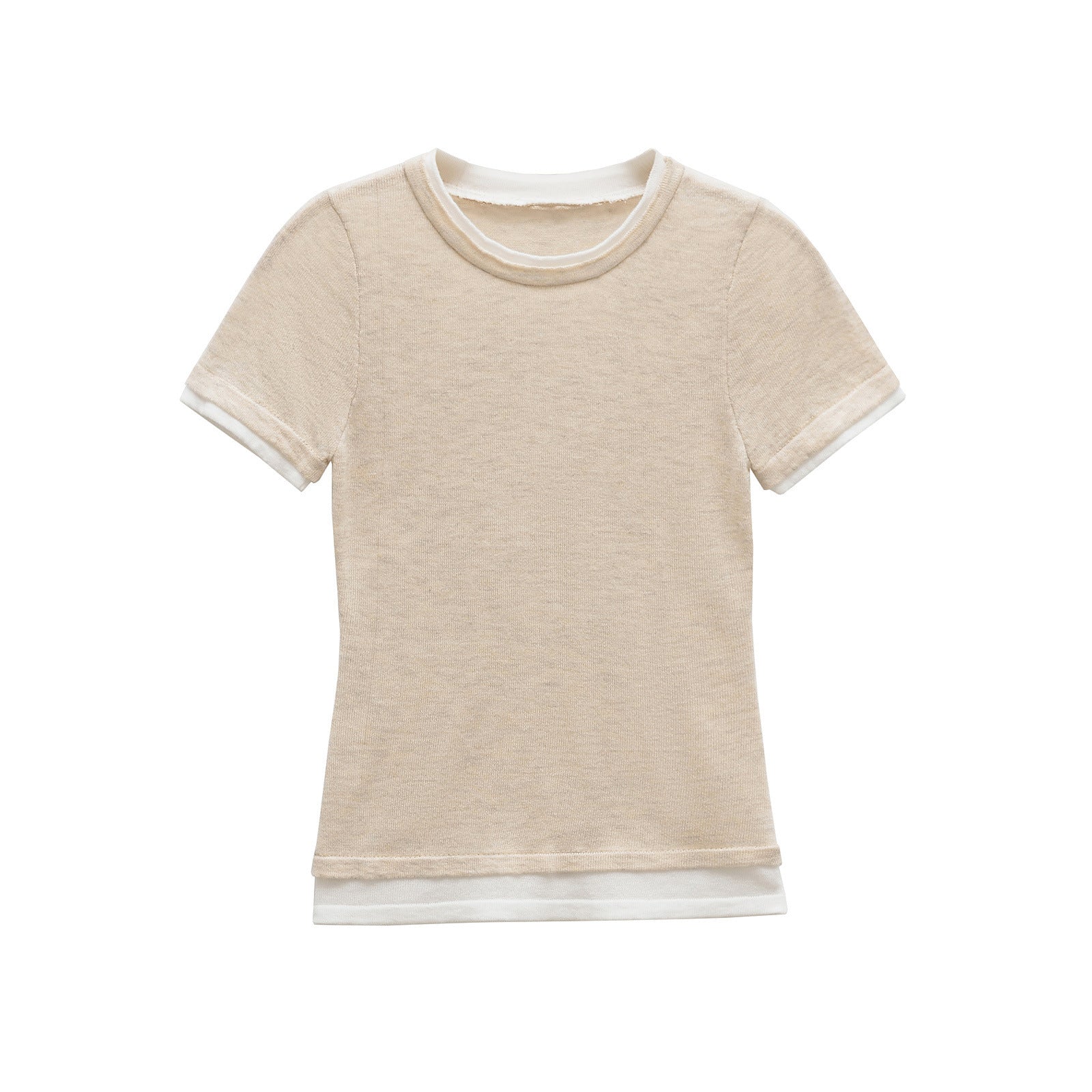 Fitted Crew Neck T-Shirt for Casual Everyday Style