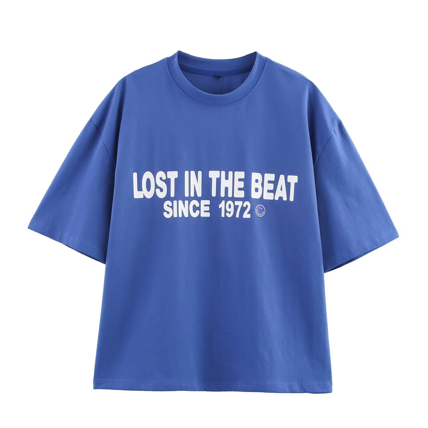 Oversized Printed T-Shirt – Relaxed Fit Casual Cotton Tee