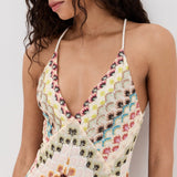 Women's Chevron Knit Maxi Dress