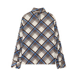 Geometric Print Blouse for Modern Elegant Style