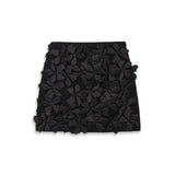 Textured Ruffle Mini Skirt for Chic Party Style