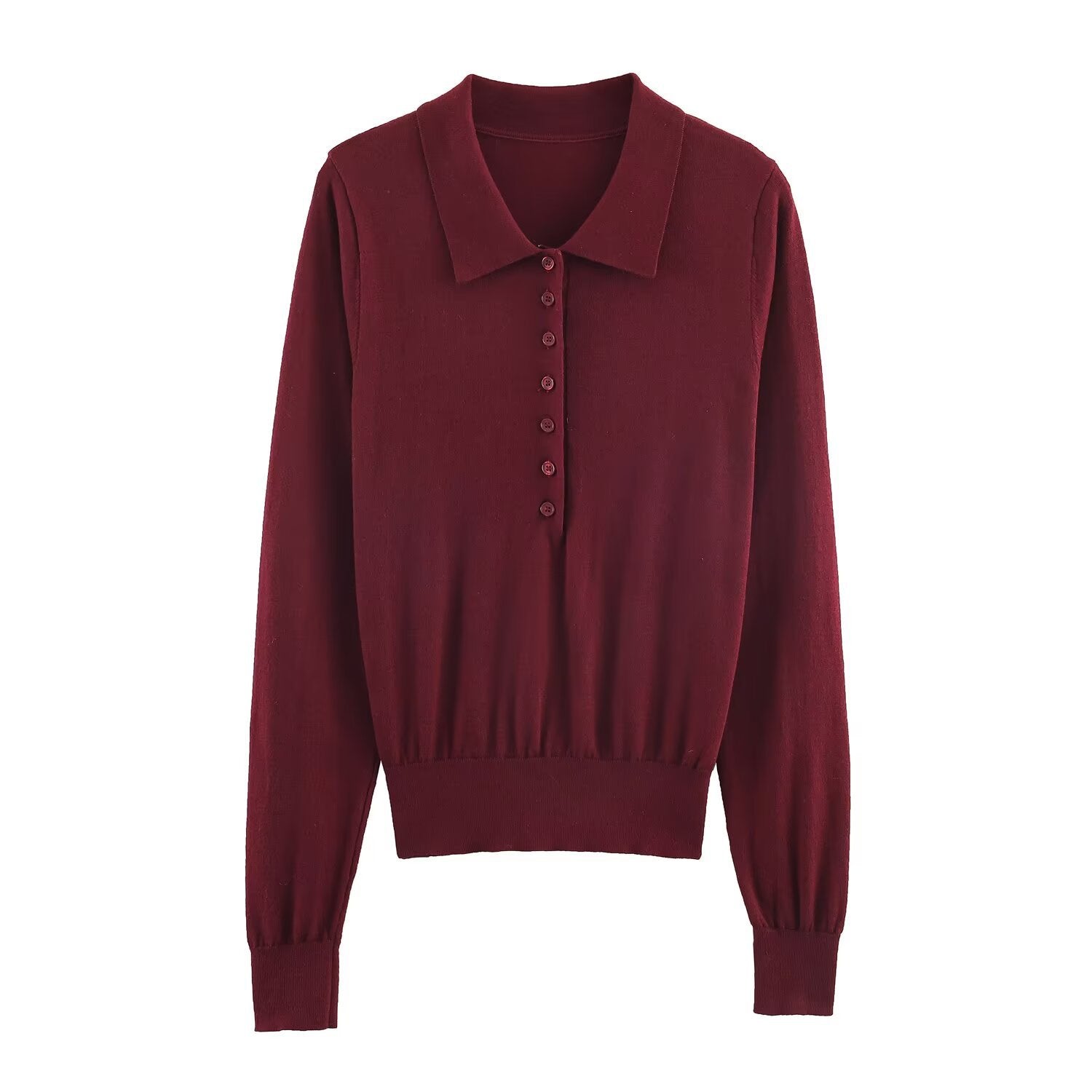 Zip Neck Knit Top for Sporty Chic Everyday Style