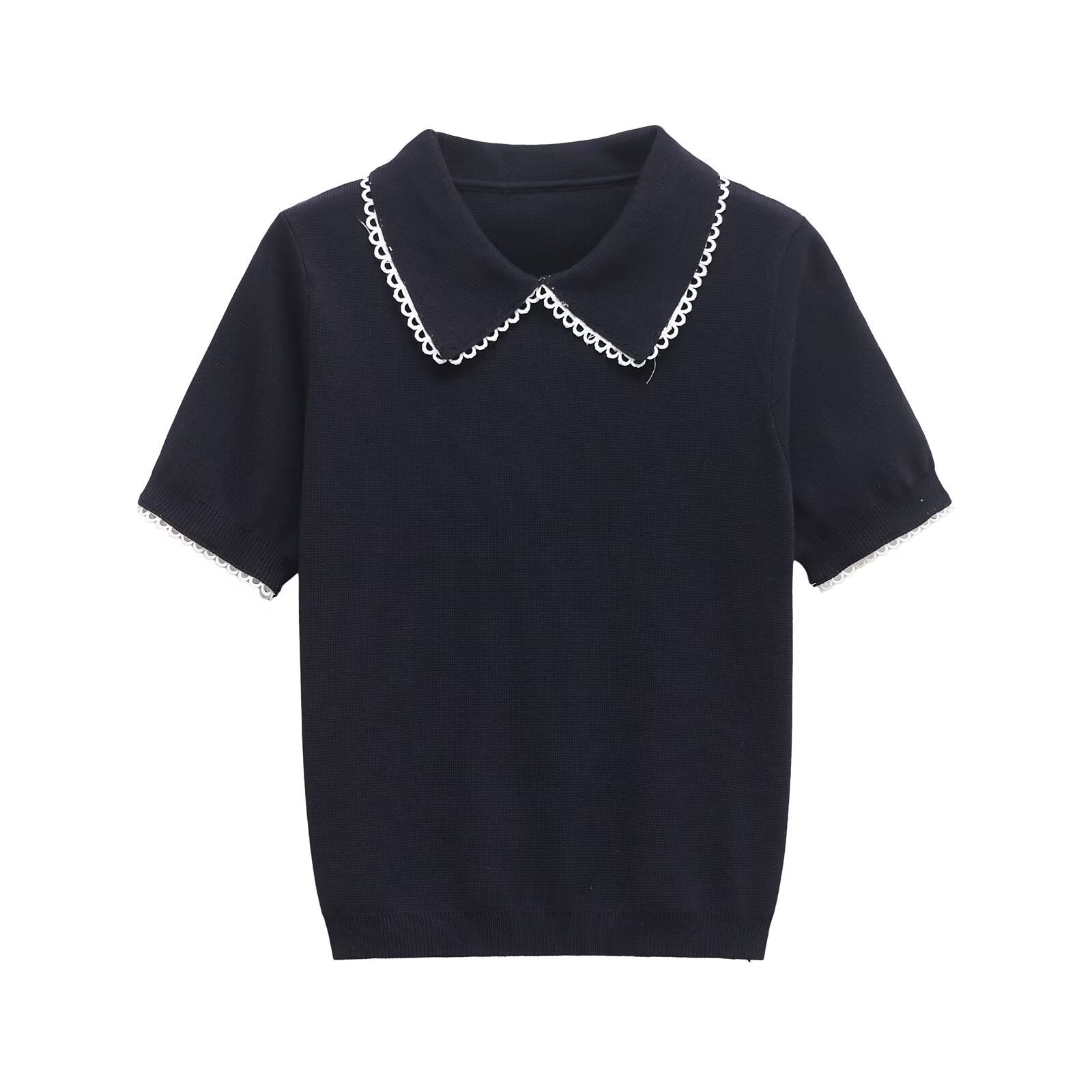 Collared Knit Top for Classic Chic Everyday Style