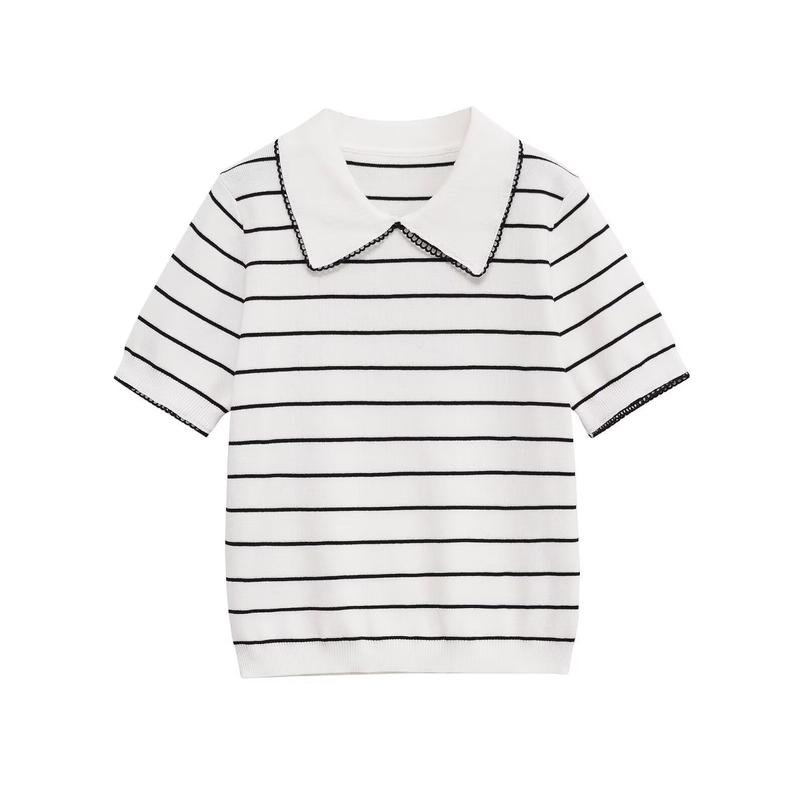 Collared Knit Top for Classic Chic Everyday Style