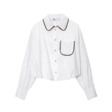 Cropped Pocket Shirt Jacket for Clean Modern Style