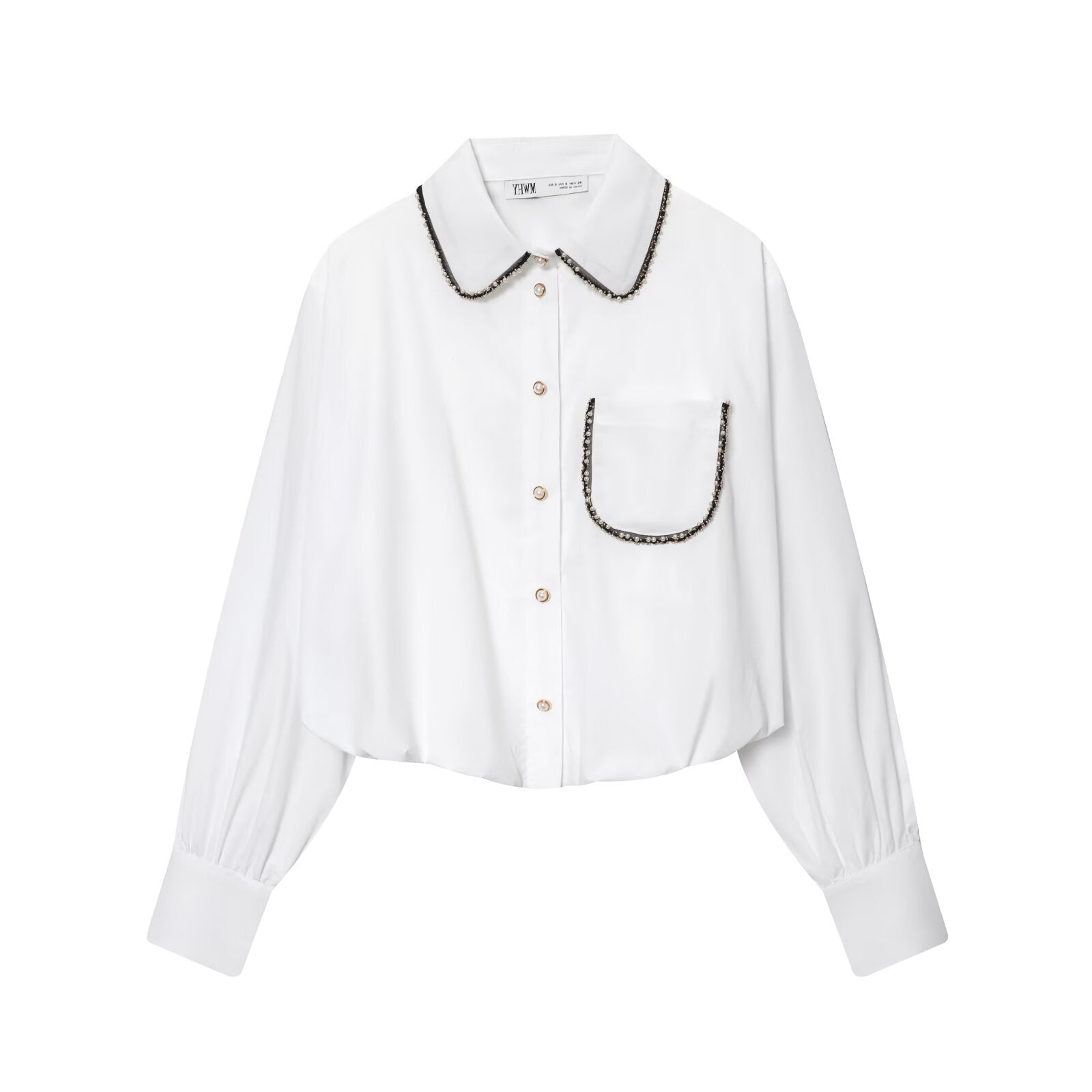 Cropped Pocket Shirt Jacket for Clean Modern Style