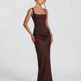 Women's Square Neck Maxi Dress