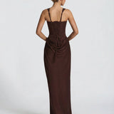 Women's Square Neck Maxi Dress