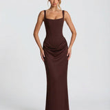 Women's Square Neck Maxi Dress
