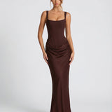 Women's Square Neck Maxi Dress