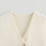 Women's Sleeveless V-Neck Knit Ves