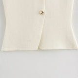 Women's Sleeveless V-Neck Knit Ves