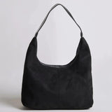 Women's Suede Shoulder Hobo Bag