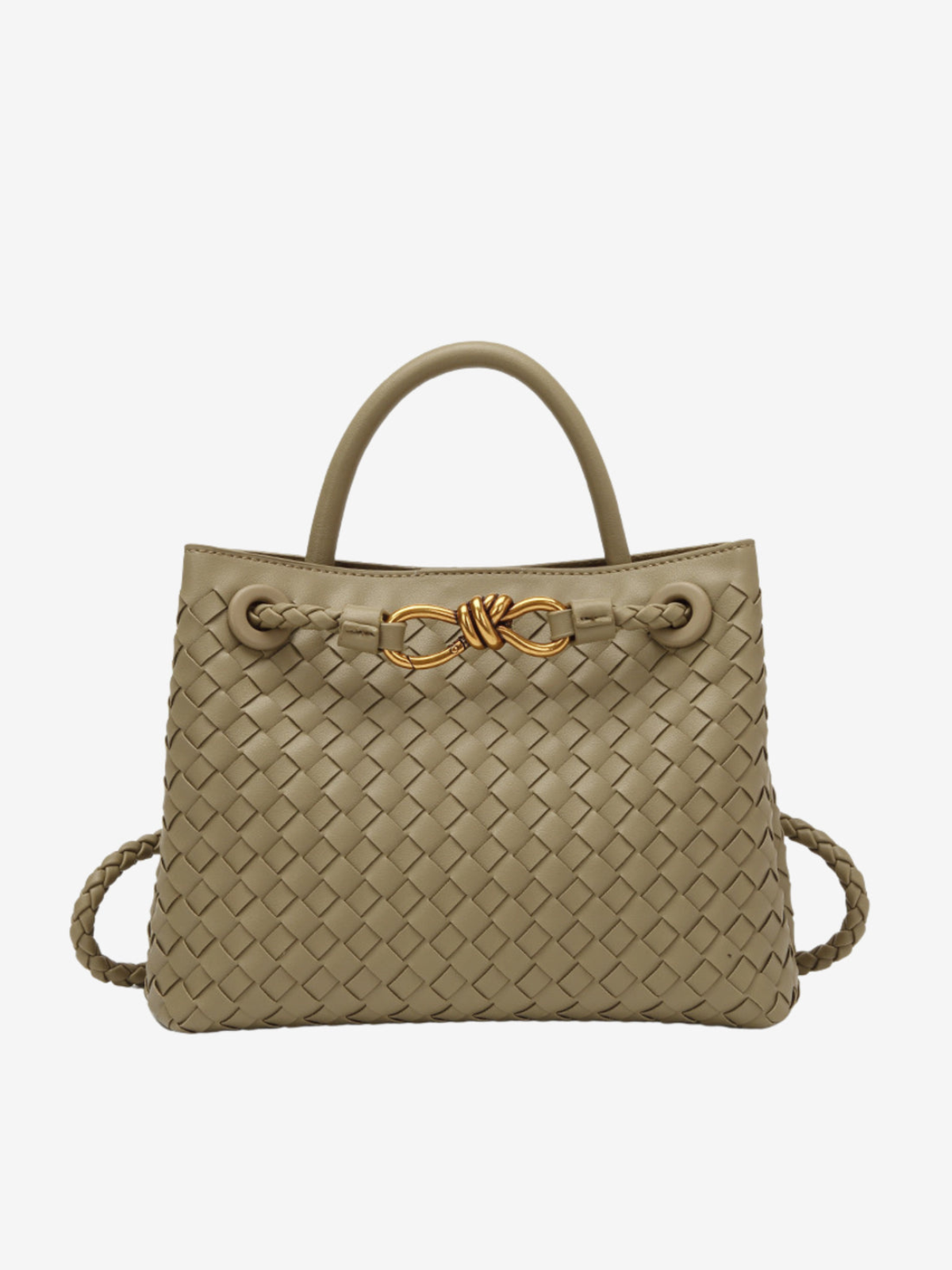 Women's Woven Top Handle Crossbody Bag