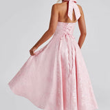 Women's Halter Neck Midi Dress