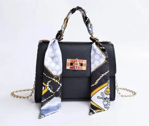 Women's Scarf Handle Crossbody Bag