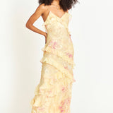 Women's Floral Tiered Maxi Dress