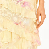 Women's Floral Tiered Maxi Dress