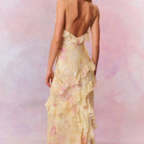 Women's Floral Tiered Maxi Dress