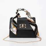 Women's Scarf Handle Crossbody Bag