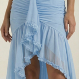 Women's Ruffle Hem Maxi Dress