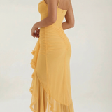 Women's Ruffle Hem Maxi Dress
