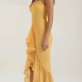 Women's Ruffle Hem Maxi Dress