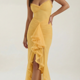 Women's Ruffle Hem Maxi Dress