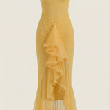 Women's Ruffle Hem Maxi Dress