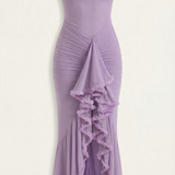 Women's Ruffle Hem Maxi Dress