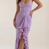 Women's Ruffle Hem Maxi Dress