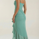 Women's Ruffle Hem Maxi Dress
