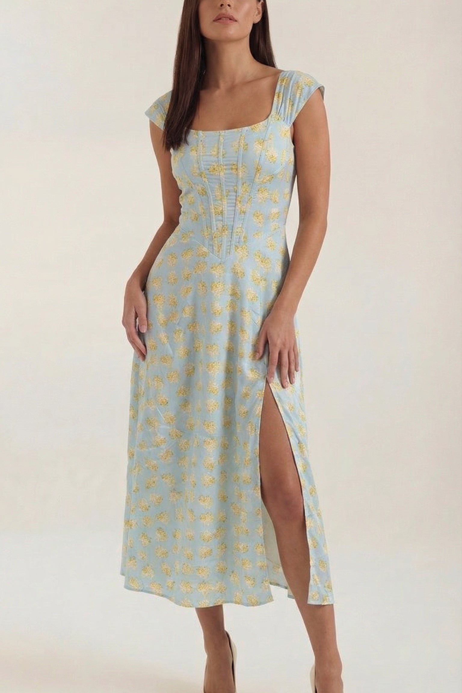 Women's Floral Midi Dress
