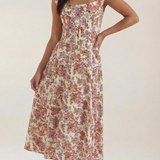 Women's Floral Midi Dress
