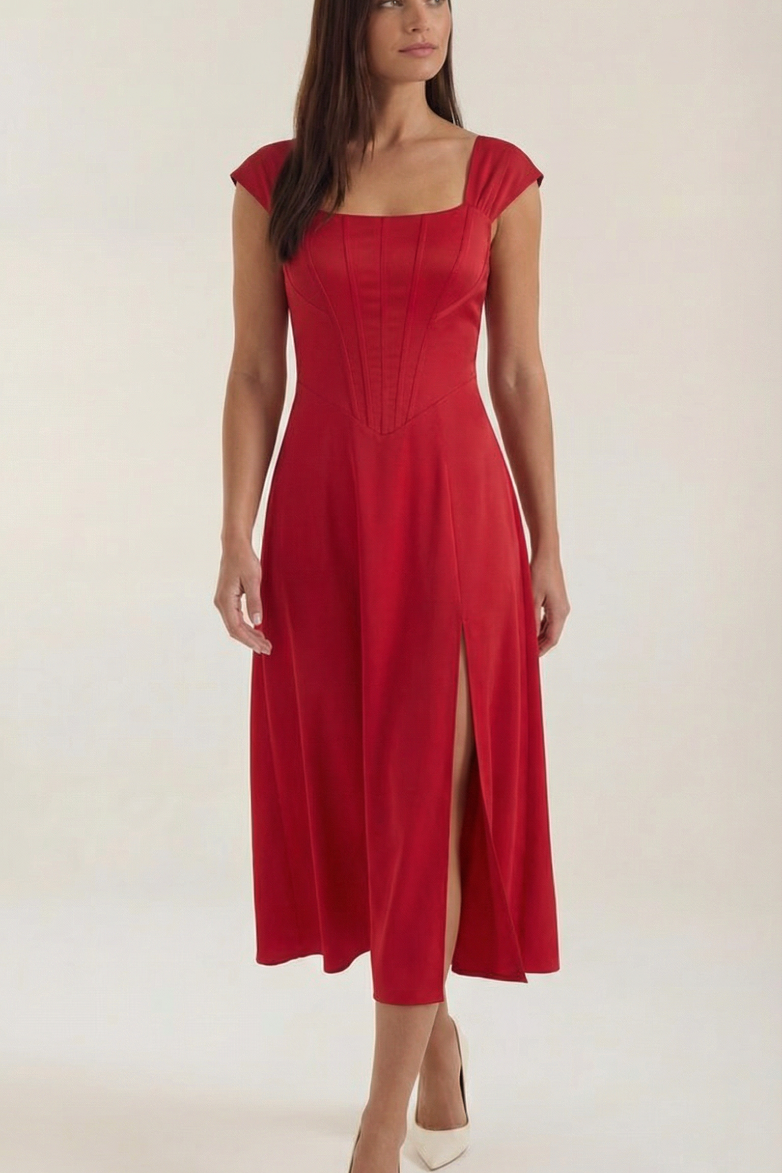 Women's Floral Midi Dress