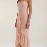 Women's Ruffle Hem Maxi Dress