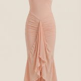 Women's Ruffle Hem Maxi Dress