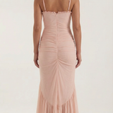 Women's Ruffle Hem Maxi Dress
