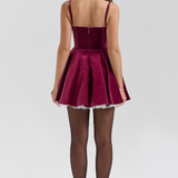 Sweetheart Fit and Flare Mini Dress – Elegant Party Dress