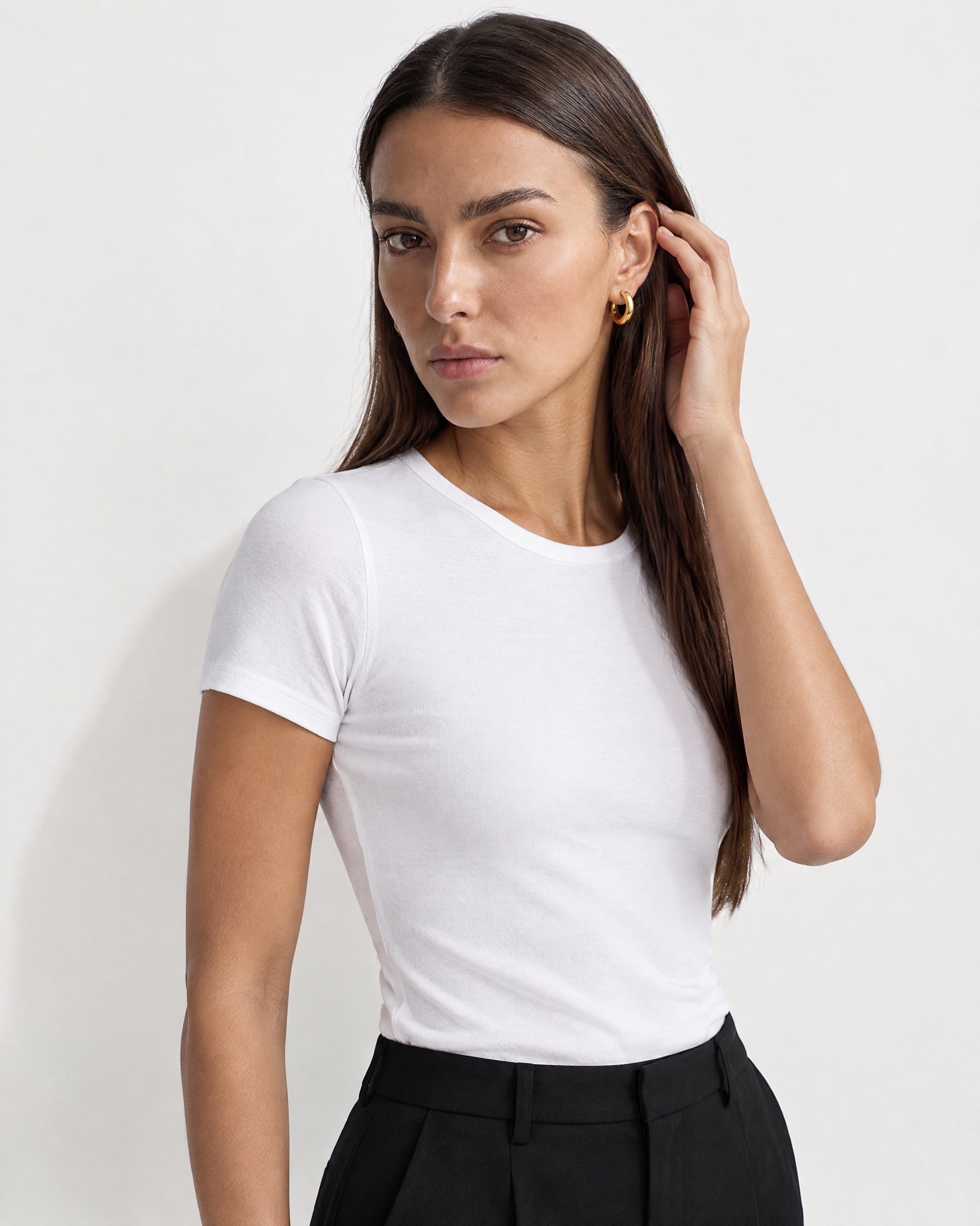Gold Double Hoop Earrings Gold Twist Hoops