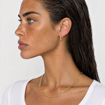 Figaro Chain Necklace Gold Tone Two Lengths